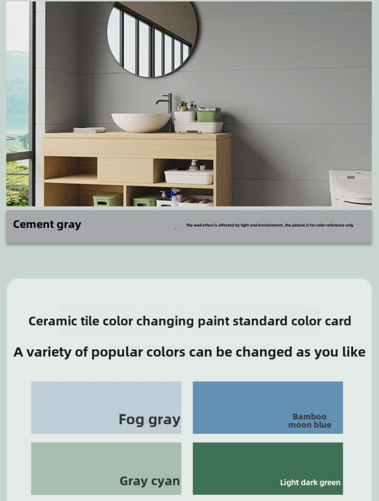 Tile Paint – Waterproof, Durable Finish for Bathroom & Kitchen Tiles ...